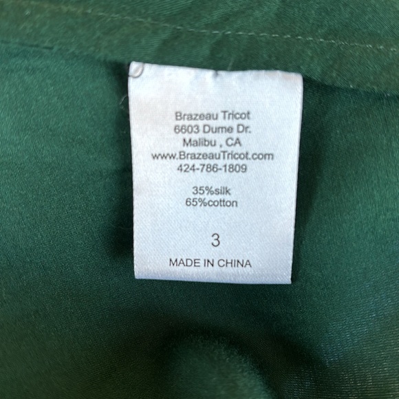 Brazeau Tricot Silk Ribbon Tank Sz 3 (L) - Picture 6 of 9